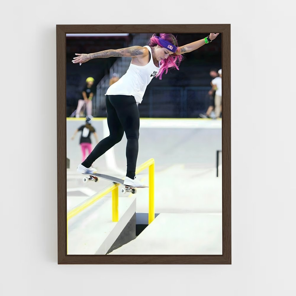 Poster Leticia bufoni – affiche Skateboard (vue 5)